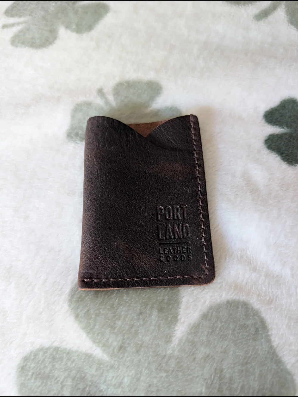 Portland Leather Minimalist Leather Card Wallet
